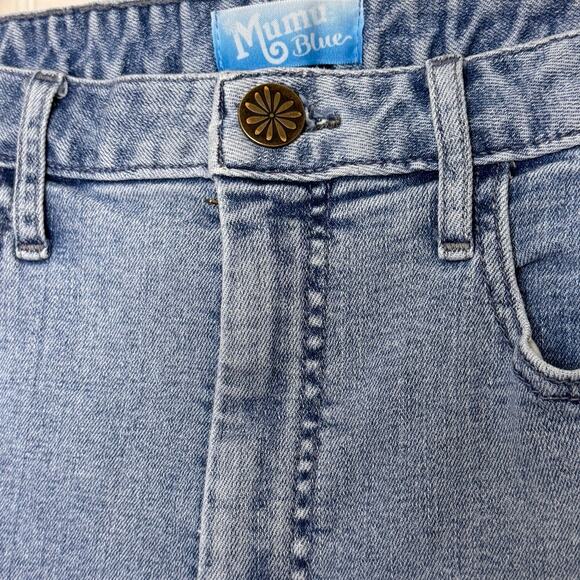 Mumu Blue Jeans-Sz 28x32-distressed bell bottoms- - Picture 5 of 8